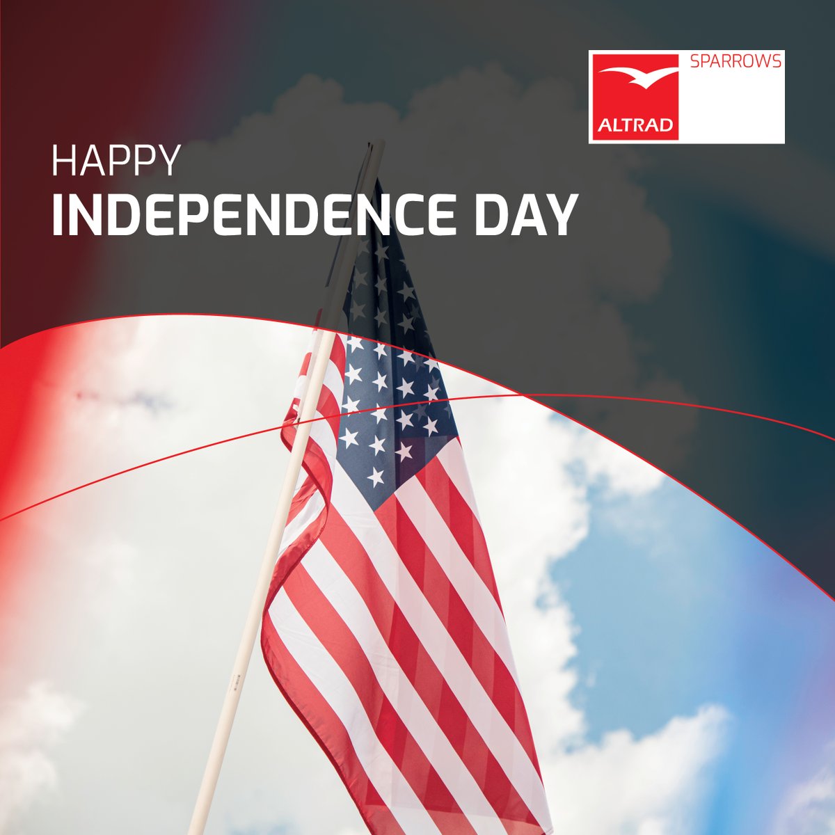 altradsparrows's tweet photo. 🎉 Happy Independence Day! 🎉

To all our customers, suppliers, and employees who are celebrating this 4th of July, we wish you a joyful and safe holiday! A special thank you to those who are working over the holiday to support our clients' operations. https://t.co/0kbPIVW3Fc