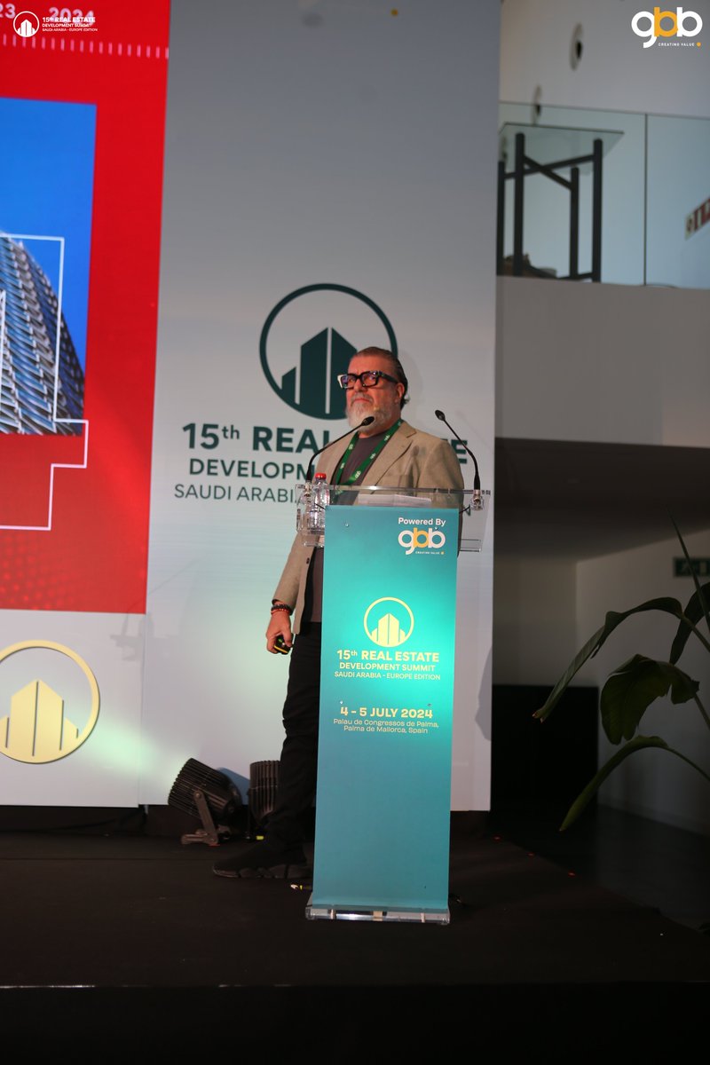 gbbventure's tweet photo. As we head forward, we have our first presentation on stage - Use of AI and VR in BIM design processes, presented by Mohammed Adib, Chief Design Officer – Dewan Architects &amp; Engineers. 

#redseurope2024 #reds2024 #15redsummit #redsummit #gbbventure #realestate #construction https://t.co/sslz4XhqGX