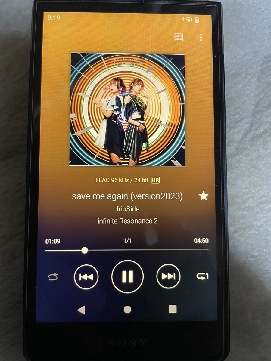 k_hamradio_JP's tweet photo. #NowPlaying
Save me again Version2023- fripSide 3rd Phase(infinite Resonance2 - Hi-Res)
#なうぷれ
#Savemeagain
#Version2023
#fripside
#3期
#1期カバー
#ハイレゾ
#NW_ZX707エージング中 https://t.co/2ZsrHFgZJm