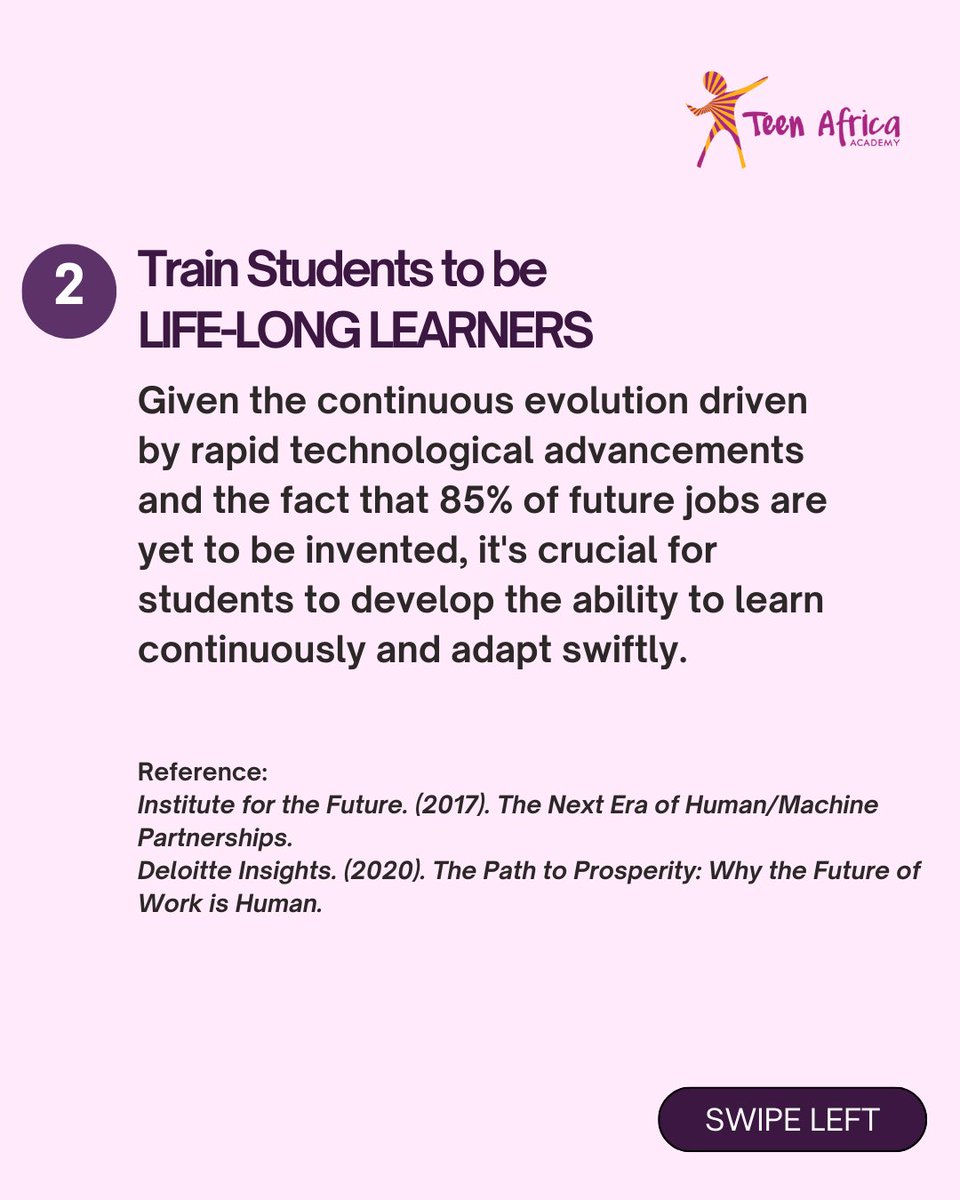 _TAAcademy's tweet photo. Empower students to become global citizens with these 3 key skills:
1️⃣ Self-Directed Learning 
2️⃣ Lifelong Learning 
3️⃣ Self-Awareness
Partner with us to develop these essential skills through our Academic Excellence Lab https://t.co/Wtl5YBCgdt