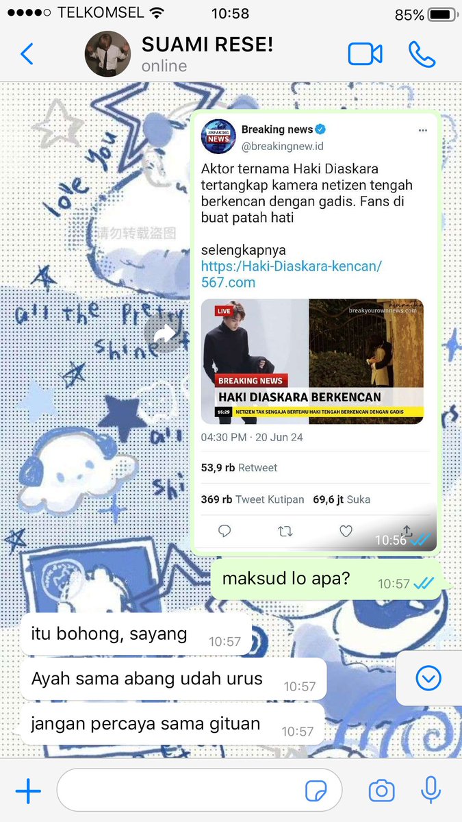 Skandal
—
Lee Haechan few tweets au
©knd3rj00y