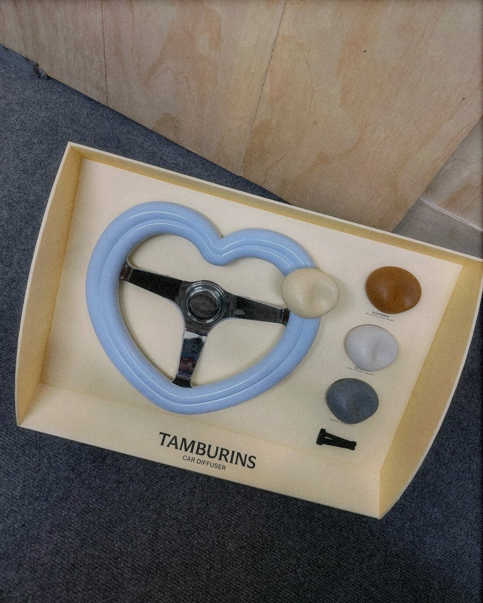 atpdumpp's tweet image. Tamburins Car Diffuser x Gun Atthaphan 🫶🏻 🔮 🫐 ✨️

#TAMBURINS 
#TamburinsCarDiffuser 
#Cardiffuser #BIGALICO

#กันอรรถพันธ์  
#GunAtthaphan