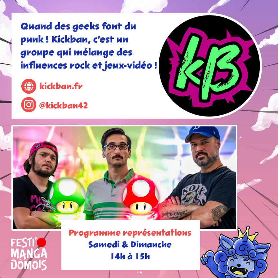 Ce week-end !! Nous jouons à Vendôme (41) samedi &amp; dimanche à partir de 14h. 😺 Hâte de faire la fête avec vous 🥳