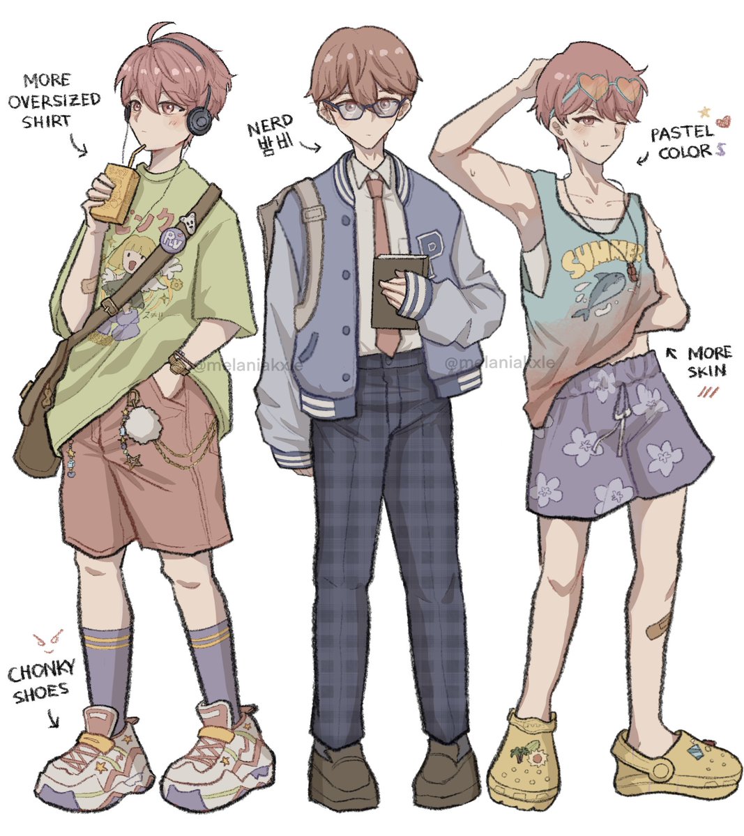 some of the looks i want to see on bamby’s outfit in the future!! #plave #플레이브 #밤비 💗