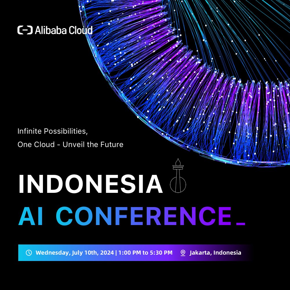 id_python's tweet image. Dive into interactive sessions and workshops at the Alibaba Cloud AI Conference on July 10! Register now: bit.ly/ai-conf-2024 #AlibabaCloud #AIConference