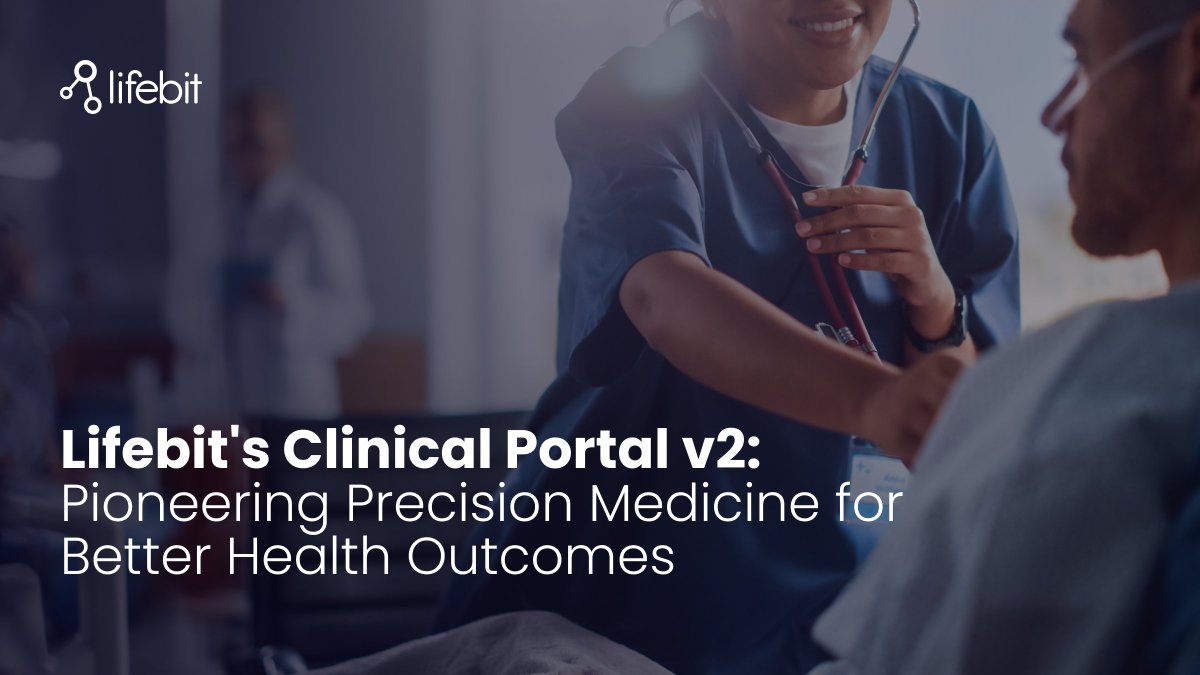 Proud to introduce <a href="/lifebitAI/">Lifebit</a>'s latest end-to-end solution. Our Clinical Portal v2 empowers clinicians with world-class patient data management &amp; analytics to power precision medicine in healthcare. Learn more: bit.ly/4cJNFJ5