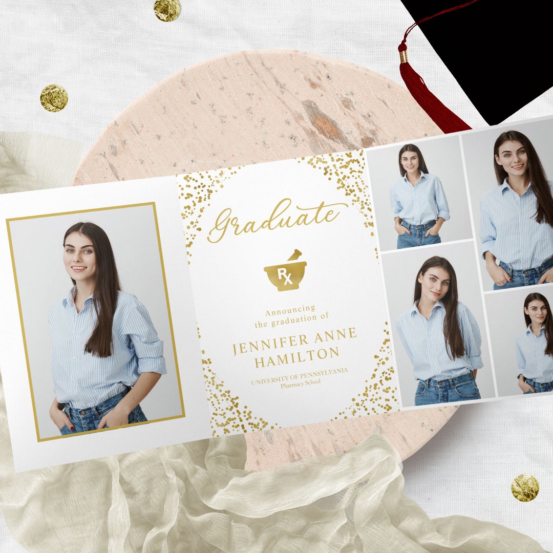 BudgetGuestBook's tweet photo. πΈCheck out our stunning pharmacy school announcement trifold cards!#PharmacyGradπ₯³ππ https://t.co/uALaspNiZa https://t.co/jsmFGtGc74