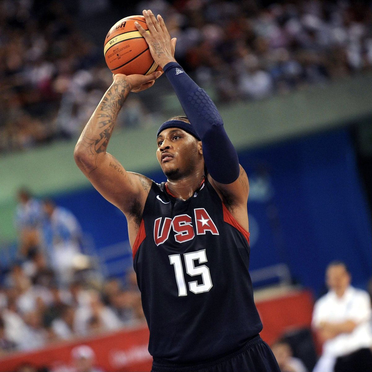 carmeloanthony's tweet photo. An honor to have worn this jersey. Happy 4th 🇺🇸 https://t.co/Y278J7pdDX