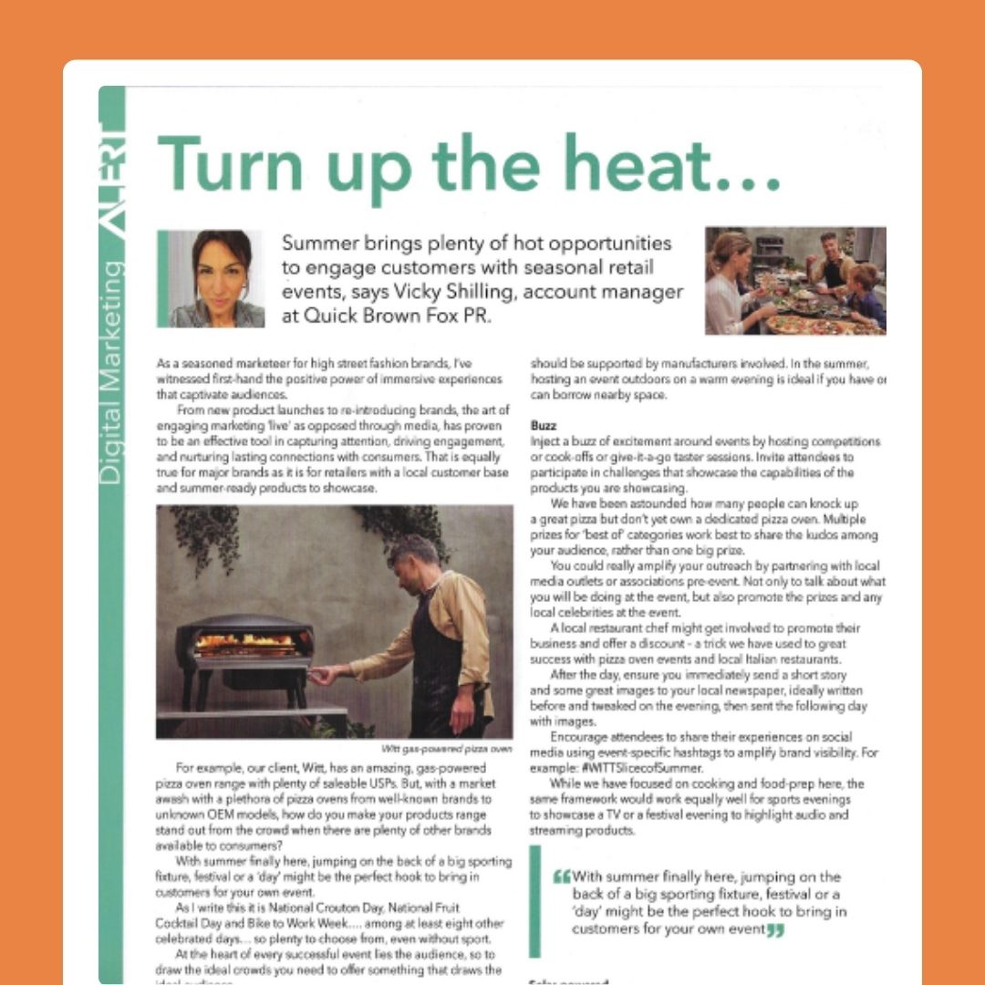 Quick Brown Fox PR tweet media