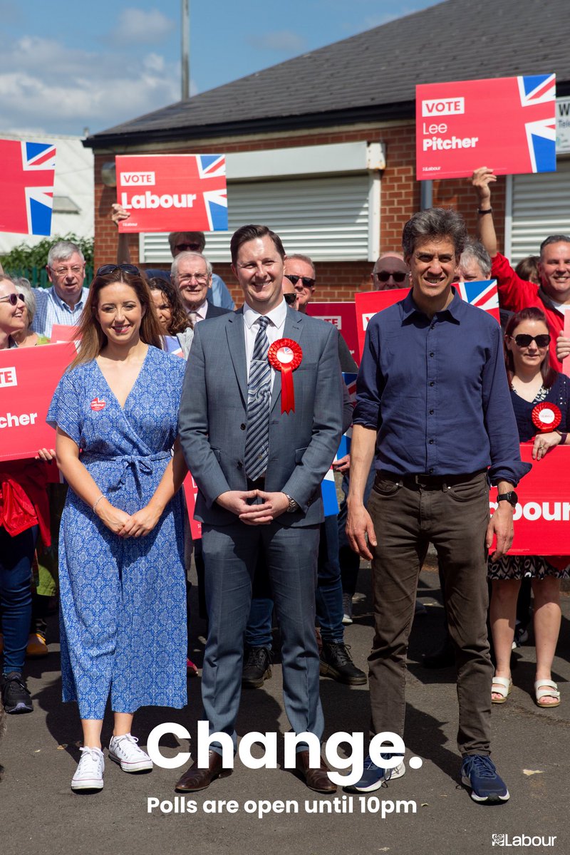 Polls are open across Doncaster.

This is your chance to vote for change in our country by electing a Labour government. Don’t wake up tomorrow with a Tory government back in charge.

Let’s seize this moment and start to turn our country round.

Vote Labour 🌹