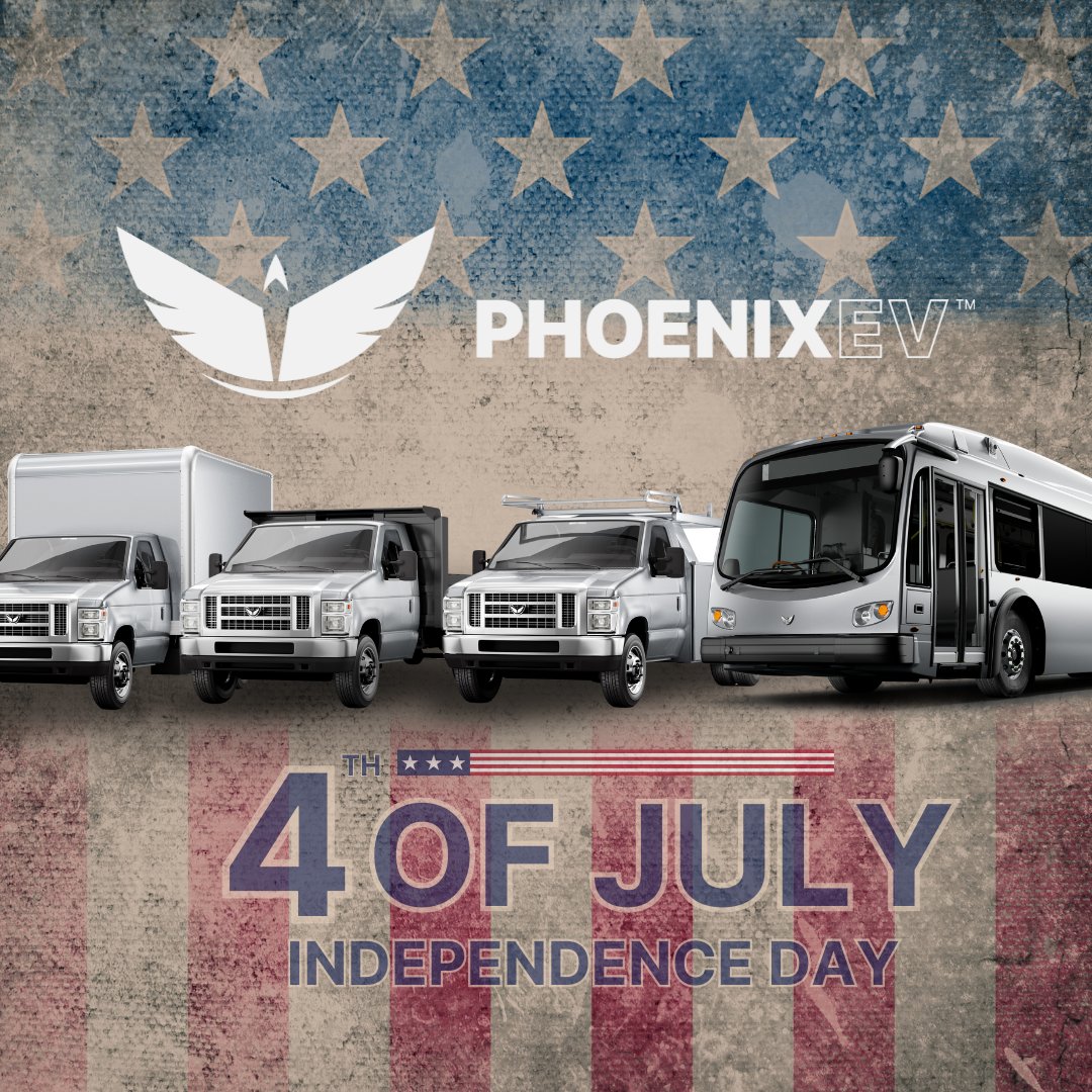 Happy 4th of July from PhoenixEV!

#4thofJuly  #4thofjulyweekend  #Sustainability  #ElectricVehicles