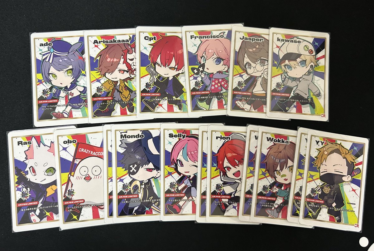 【交換】 crフェス トレカ 缶バッジ

譲: 🐴 /👹 /⭐️/🎈/🦷 /🤖/🐕🍊/🐱
/🅾️🅱️🅾️/☠️/🐹/🐼 /🐶🐾 / y/y

求: 同種、異種👼
トレカN  🍣🌙1枚

相談していただければ2:1交換、異種交換可能ですので気軽にお声かけくださいm(*_ _)m

所持済のものはAltに記載しているのでご確認お願いします。