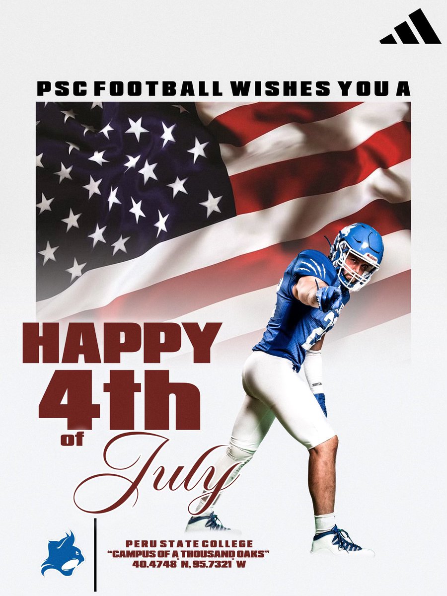 Peru State Football (@pscfootball) on Twitter photo Happy Fourth of July! Happy Fourth of July!