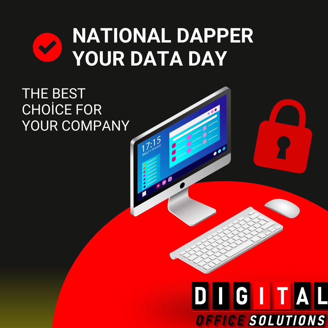 Celebrate the importance of data security on National Dapper Your Data Day and take the opportunity to raise awareness for the protection of your valuable information. Delve software to enhance data security . #datasecurity #nationaldapperyourdataday
digitalofficesol.co.uk/product-catego…