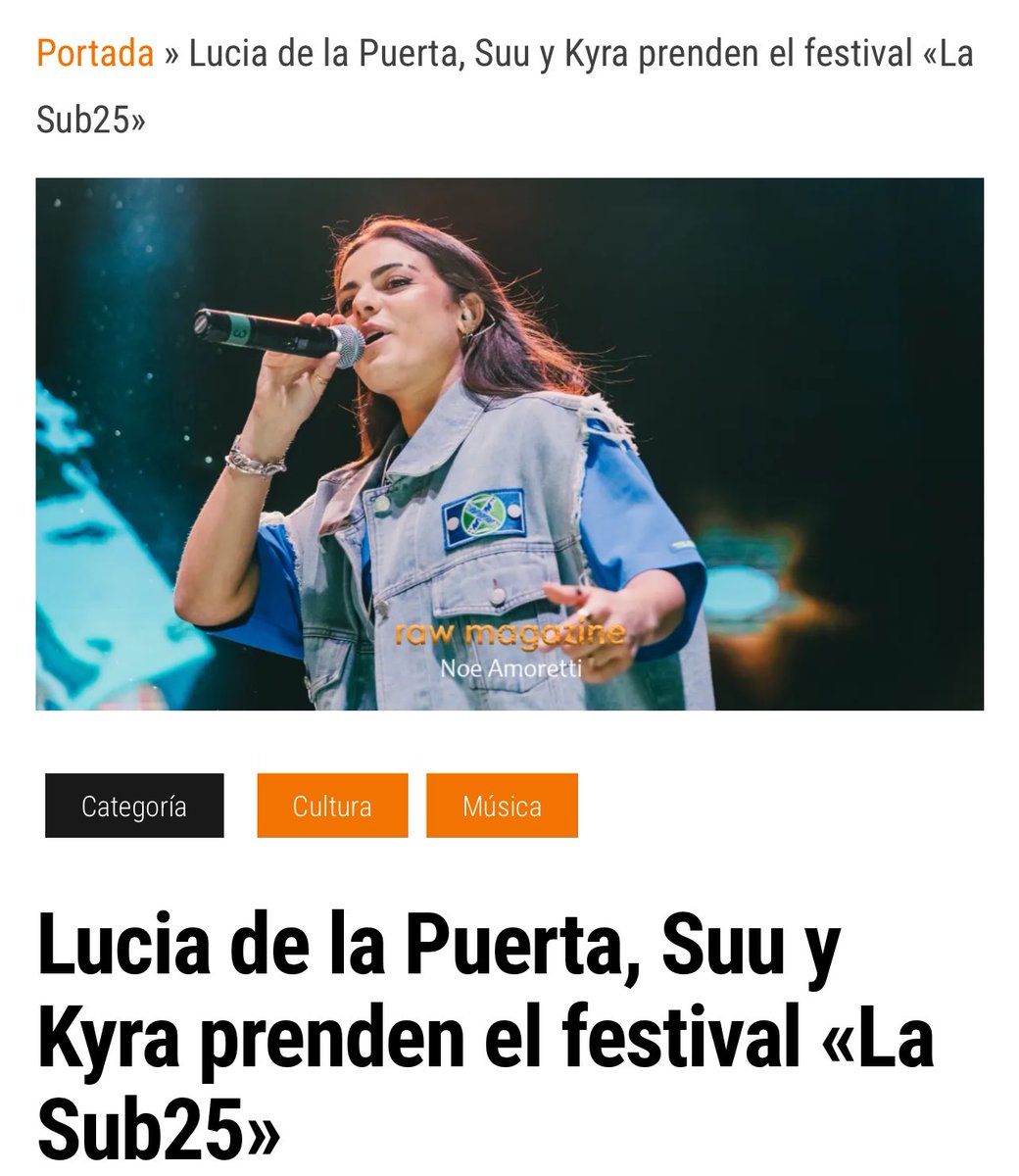 luciaemmadlp's tweet photo. Nota de Lu y su paso por @21distritos_ @MADOrgullo #Sub25 🌈🫶🖤
@rawmgzn ✍️✨
Nota acá, a darle amor 🖤 https://t.co/caYRA6niP2 https://t.co/rcdfrNYi21