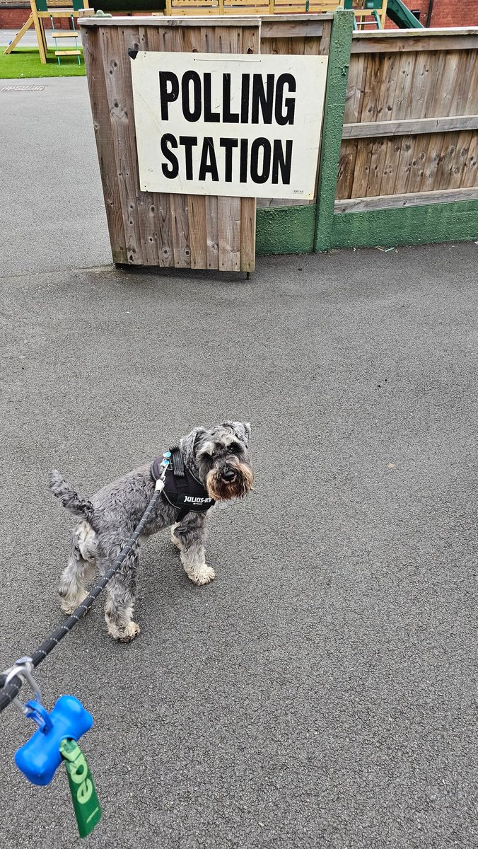 Done our duty #dogsatpollingstations