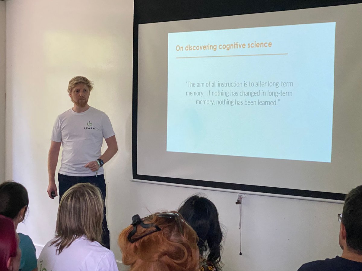 Up Learn (@up_learn) on Twitter photo "A teacher has two jobs. Make sure they understand. Make sure they learn."
Our very own <a href="/Kris_Boulton/">Kristopher Boulton</a> sharing his breadth of knowledge on cognitive science at <a href="/EducationFest/">Festival of Education ๐ฌ๐ง</a> this afternoon ๐ง
#EducationFest #FestivalofEducation "A teacher has two jobs. Make sure they understand. Make sure they learn."
Our very own <a href="/Kris_Boulton/">Kristopher Boulton</a> sharing his breadth of knowledge on cognitive science at <a href="/EducationFest/">Festival of Education ๐ฌ๐ง</a> this afternoon ๐ง
#EducationFest #FestivalofEducation