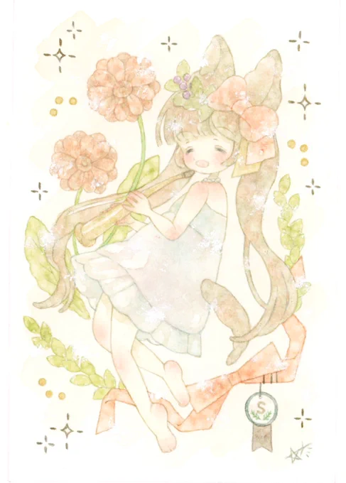 ケモ耳と水彩が好きな方 #絵柄が好きっていう人にフォローされたい 