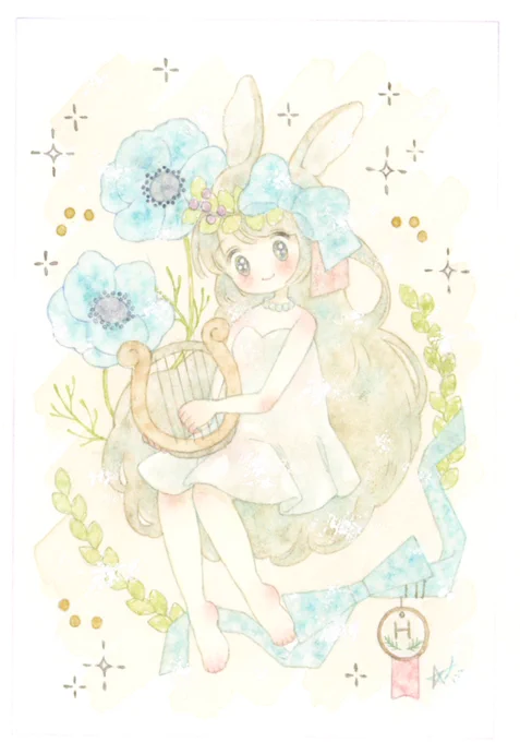 ケモ耳と水彩が好きな方 #絵柄が好きっていう人にフォローされたい 