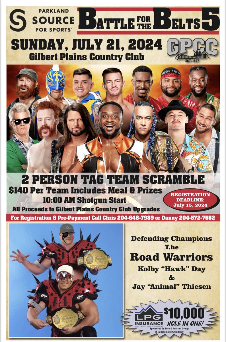 Are you ready for the tournament of the summer?? Get signed up today!