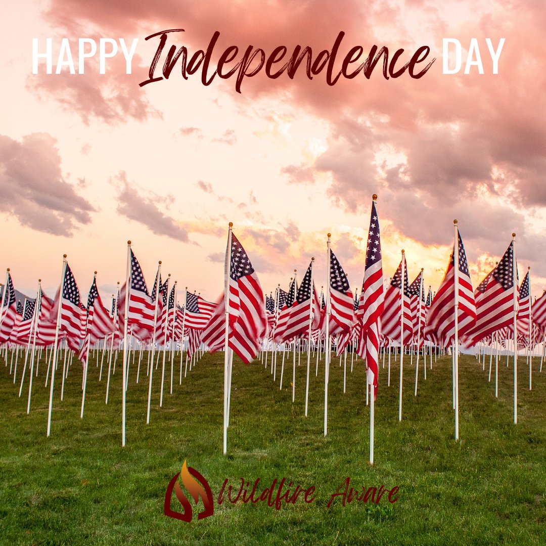 Happy 4th of July from Wildfire Aware!

As we celebrate Independence Day with fireworks, barbecues, and outdoor activities, let's also stay vigilant and mindful of wildfire safety. 

#WildfireAware #PublicSituationalAwareness