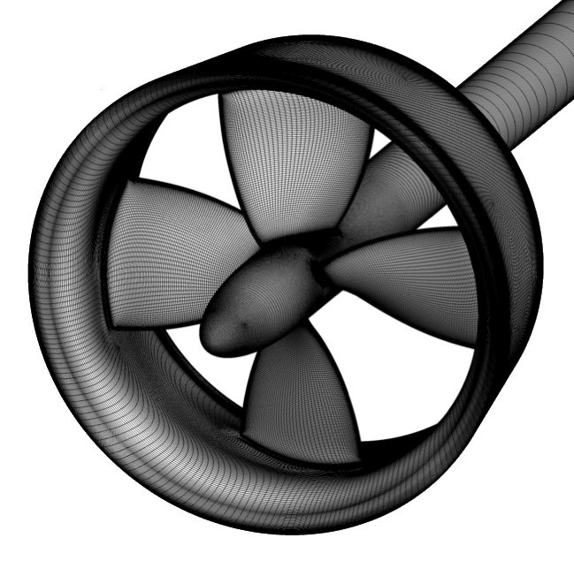 GridPromesh's tweet photo. #ThrowbackThursday, Mesh image of a ducted #propeller used for #Open-Water performance using Refresco. Courtesy @Joao Baltazar

#cfd #computationalfluiddynamics #meshing #turbochargers #pumps #turbomachinery #turbine #compressors #volute https://t.co/BQ15WviUbK