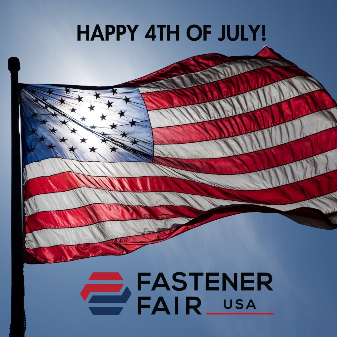 FastenerFairUSA (@fastenerfairusa) on Twitter photo As we celebrate Independence Day, we reflect on the values of liberty, equality, and opportunity that inspire us every day. From the Fastener Fair USA team to yours, have a happy 4th of July! 🎇🎉#HappyFourth  #USA As we celebrate Independence Day, we reflect on the values of liberty, equality, and opportunity that inspire us every day. From the Fastener Fair USA team to yours, have a happy 4th of July! 🎇🎉#HappyFourth  #USA