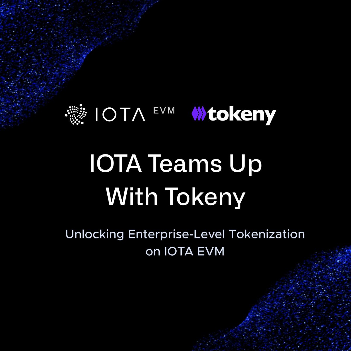iota's tweet photo. 📣Exciting news! #IOTA has teamed up with @TokenySolutions to integrate enterprise-level #tokenization and on-chain compliance into IOTA EVM. This enhancement empowers businesses to innovate securely and efficiently!📈 Learn more: https://t.co/NJbUD2kTqV https://t.co/2CJDAsxIVi