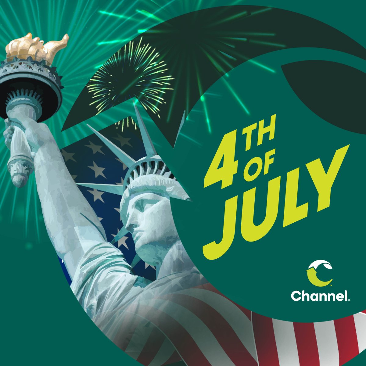 🎆 Happy 4th of July from Channel Seed! 🇺🇸 Let's celebrate the freedom and independence that make our country great. #4thofJuly #ChannelSeed