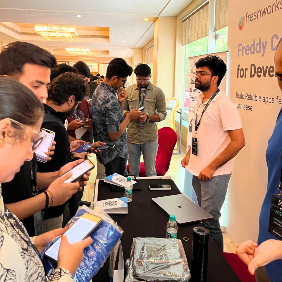 geekyants's tweet photo. Day 1 of @ReactNexus 2024 was a ton of fun!

It was packed with insights on the latest React updates, and we got a chance to make connections that inspire us. Here's a glimpse into our experience.

Can't wait for Day 2! ✨

#TechConference #GeekyAnts @Manish___V @iambiswaaa https://t.co/J4gxLiDRoE
