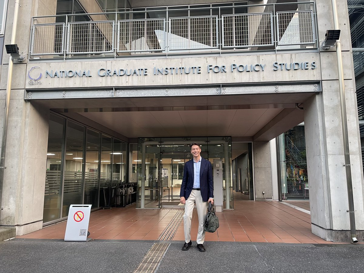 MarcOzawa's tweet photo. Enjoyed discussing Russia and regional security issues with faculty and students of the National Graduate Institute for Policy Studies (GRIPS) in Tokyo. Many thanks to Prof Yoko Iwama @2000grips for the invitation https://t.co/NZ7O3gxmc7
