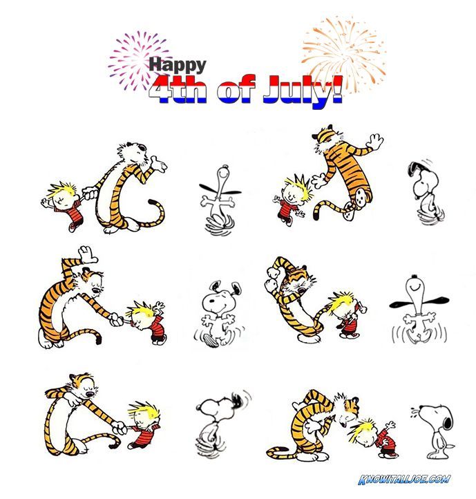 Calvinn_Hobbes's tweet image. Celebrate the 4th of July with the adventurous spirit of Calvin and Hobbes + Snoopy!  Embrace the freedom to explore, imagine, and create unforgettable memories. Enjoy the fireworks, fun, and festivities today! 🎇🇺🇸 #CalvinAndHobbes #4thOfJuly #IndependenceDay @Peanuts_4Fans