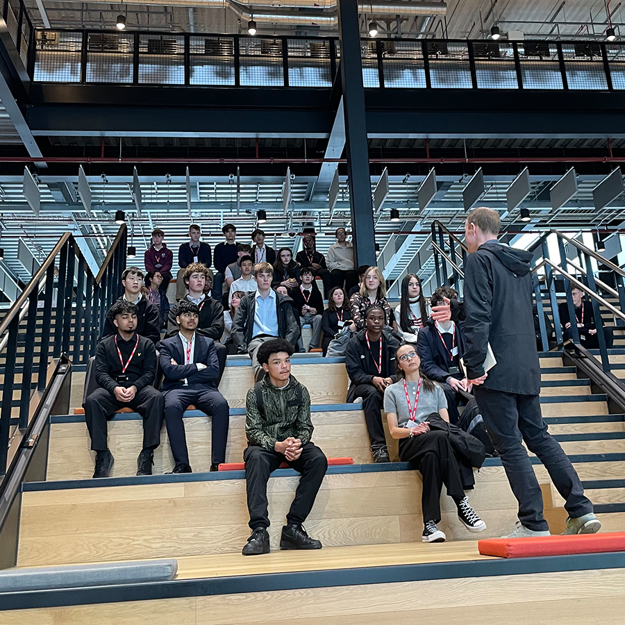 ArupUK's tweet photo. This week we've welcomed 130 students into our North West &amp; Yorkshire offices, to our annual #workexperience programme. The Arup Design Programme allows students to practice engineering and design solutions with a real scenario; this year's task is designing their own festival. https://t.co/D3fJDrfP0K