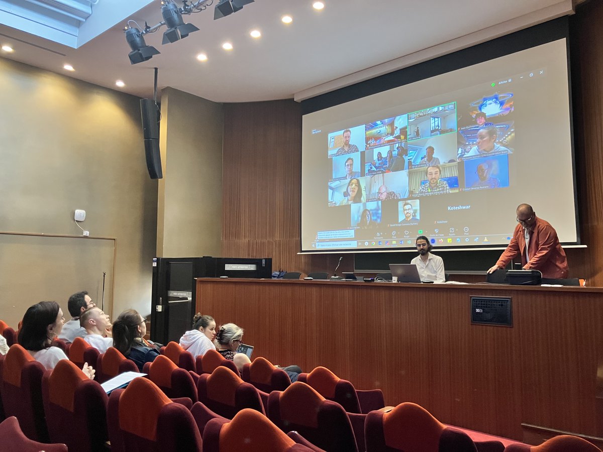 EUTOPIA (@eutopiauni) on Twitter photo Today, the farewell meeting of the <a href="/eutopia_sif/">EUTOPIA-SIF</a> 2nd Cohort took place at <a href="/UniversiteCergy/">CY Cergy Paris Université</a>.
After a farewell message from programme director Yann Guiraud and a keynote speech on <a href="/MSCActions/">Marie Skłodowska-Curie Actions</a> added value by @MohanBalasubramanian, member of the #EUTOPIA-SIF Board of Directors, 1/2 Today, the farewell meeting of the <a href="/eutopia_sif/">EUTOPIA-SIF</a> 2nd Cohort took place at <a href="/UniversiteCergy/">CY Cergy Paris Université</a>.
After a farewell message from programme director Yann Guiraud and a keynote speech on <a href="/MSCActions/">Marie Skłodowska-Curie Actions</a> added value by @MohanBalasubramanian, member of the #EUTOPIA-SIF Board of Directors, 1/2