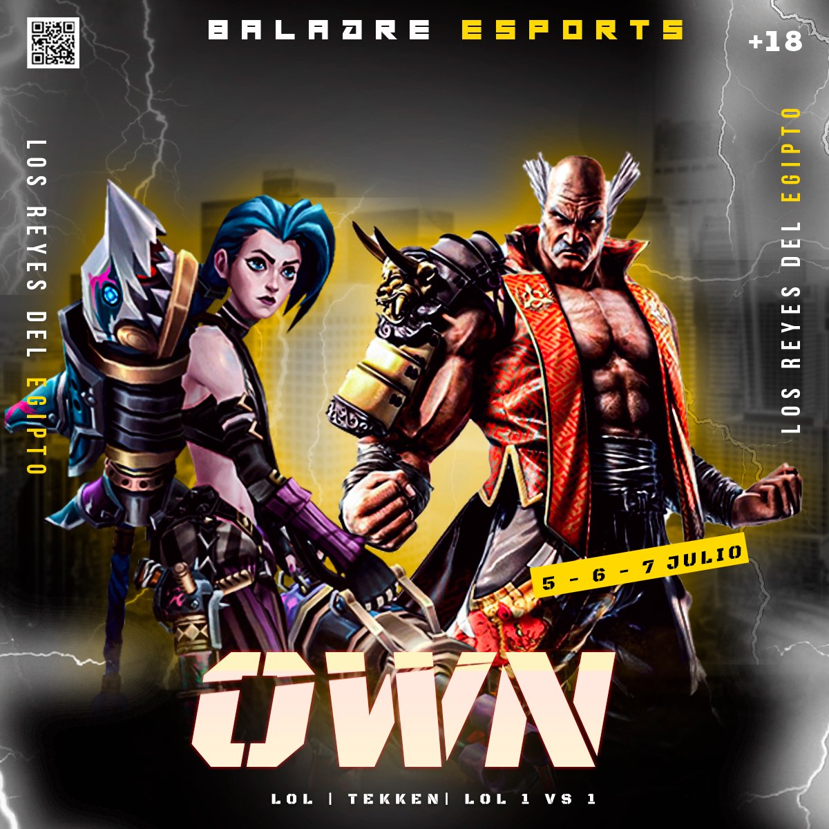 Baladre eSports (@baladresports) on Twitter photo #PRESENCIAL | BLD ESPORTS 🪬
Estaremos compitiendo en TEKKEN 8 y LOL EN EL PRESENCIAL DE <a href="/OpenWorldNowcom/">OWN Valencia - Zaragoza 2025</a> 🕹️
Queréis saber que personas serán las encargadas de representarnos ?
30 MG Y SE PRESENTA QUE PERSONAS SON😌
LOS REYES DEL EGIPTO 🏜️
#BLDESPORTS 🪬 #PRESENCIAL | BLD ESPORTS 🪬
Estaremos compitiendo en TEKKEN 8 y LOL EN EL PRESENCIAL DE <a href="/OpenWorldNowcom/">OWN Valencia - Zaragoza 2025</a> 🕹️
Queréis saber que personas serán las encargadas de representarnos ?
30 MG Y SE PRESENTA QUE PERSONAS SON😌
LOS REYES DEL EGIPTO 🏜️
#BLDESPORTS 🪬