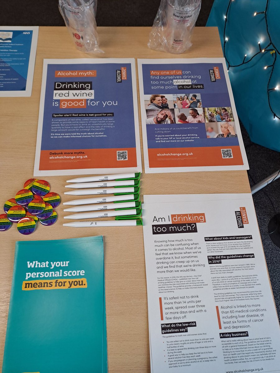 Achieve Trafford are here at The Coppice Library and Wellbeing Centre for #AlcoholAwarenessWeek. 

If you're around, come say hi! 

#AlcoholAwarenessWeek #TogetherGMMH #communitycohesion