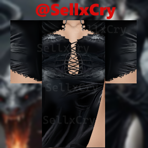 SellxCry's tweet photo. Mysterious black dress 4 @DDesys

Commissions are open, just DM! 

#roblox #robloxdesigner #robloxdesign #robloxartcommission #robloxart #robloxclothing #RobloxCommissions #rtc #rtcdesigner #RobloxDev #robloxclothes #robloxdown #robloxugc https://t.co/iwyIBVBgvv