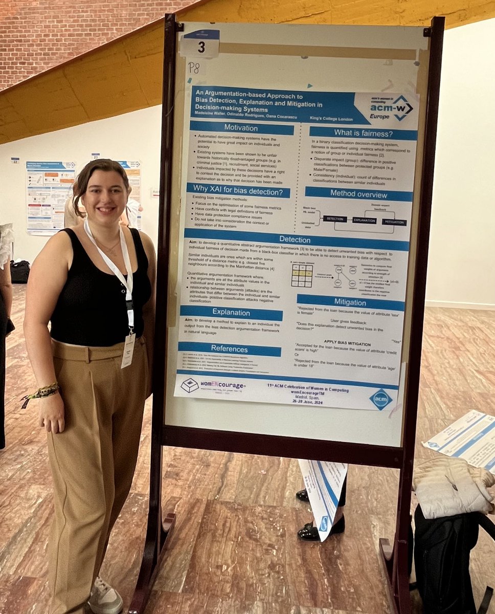 Last week at my 2nd WomENcourage conference in Madrid! With my favourite co-presenter <a href="/elfiabv/">Elfia</a>. Great feedback on our workshop - catch us again in October at @ecai2024 presenting our tutorial on computational argumentation ohaai.github.io/ecai.html