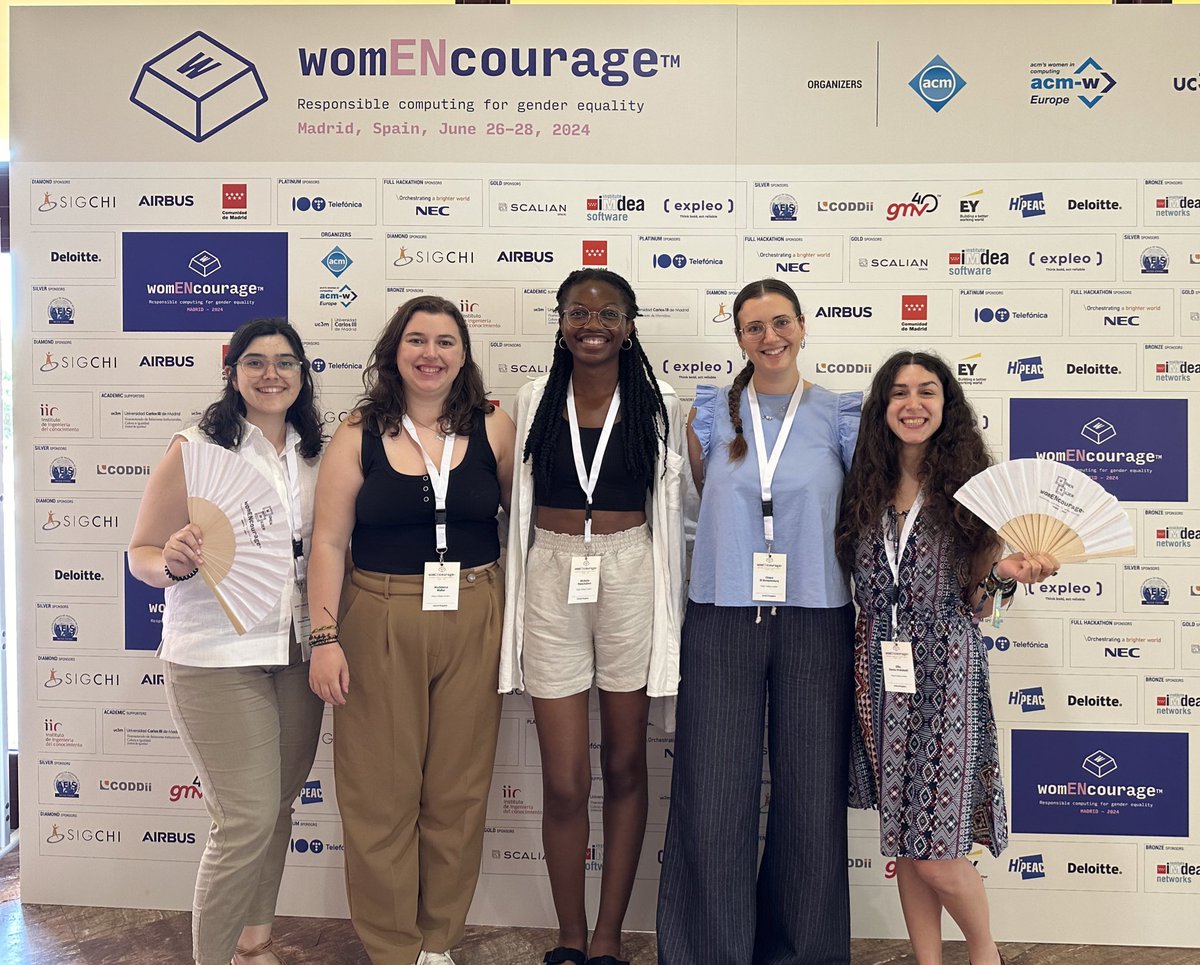 maddie_waller's tweet photo. Last week at my 2nd WomENcourage conference in Madrid! With my favourite co-presenter @elfiabv. Great feedback on our workshop - catch us again in October at @ecai2024 presenting our tutorial on computational argumentation https://t.co/na2b4Rlbxs https://t.co/zimY724Lqs