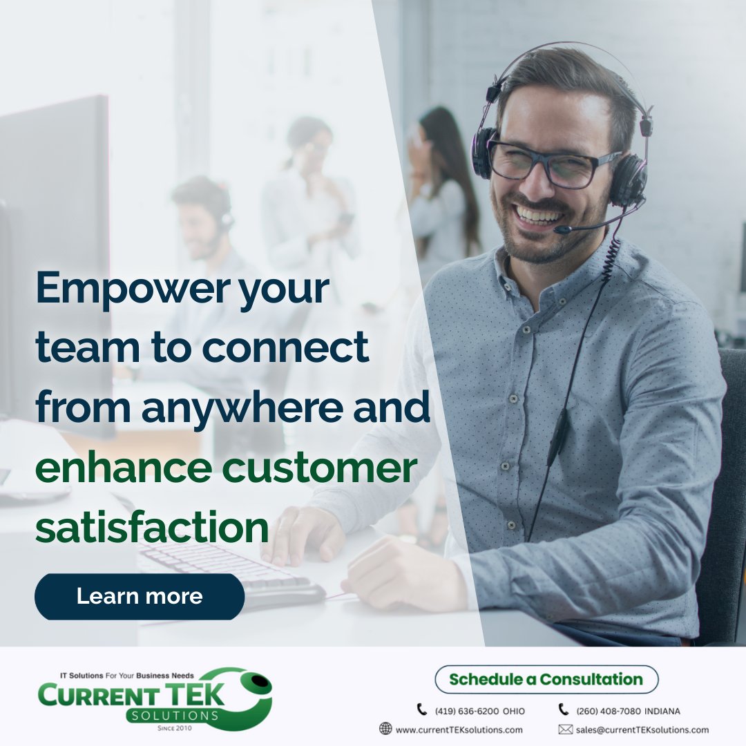 currentTEK's tweet image. Get a high-quality, cost-effective platform for seamless voice, video, and messaging with #collaborationtools and easy admin control. Boost #teamproductivity and connectivity anywhere. Yes, please! 

Learn more: currentteksolutions.com/hosted-voip

#TeamConnectivity #UCaaS