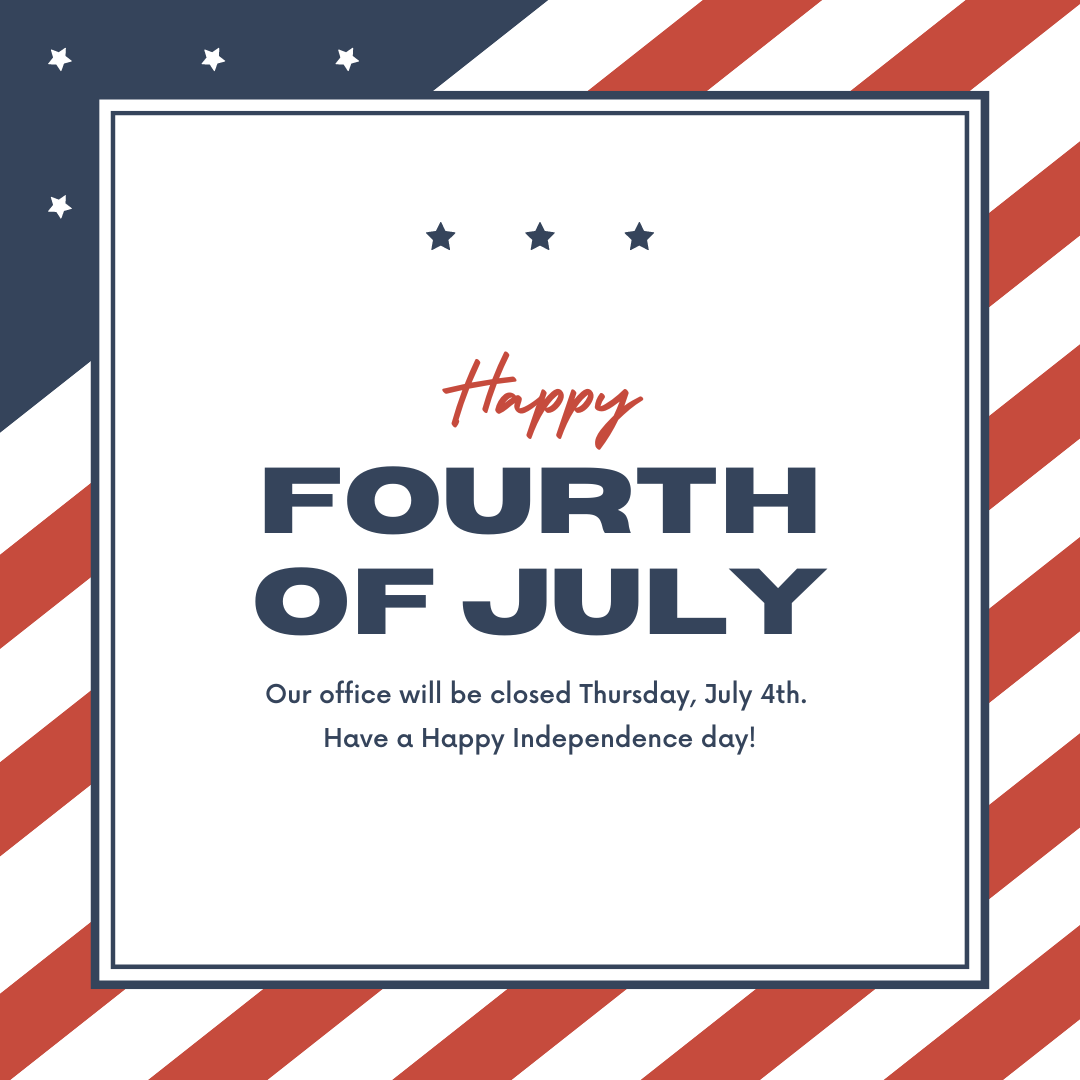 We hope everyone has a safe and happy 4th of July!