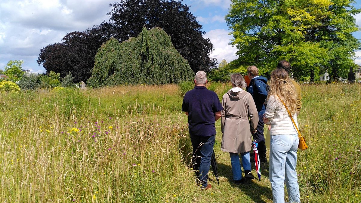 I had a very interesting day at the cemetery in Leuven, learning about creative ways to facilitate the mourning process in a green environment #DeathCare