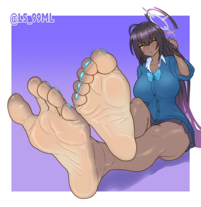 [Flat color commission] Karin Kakudate (Blue Archive) 