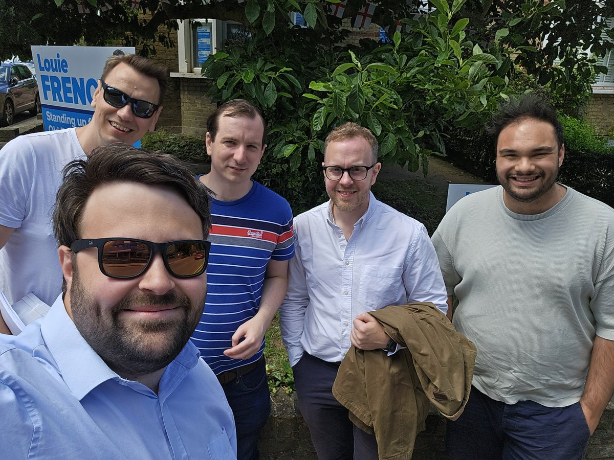 ThomasFTurrell's tweet photo. Campaign trip 4 - supporting @louie_french in #Sidcup. @JoshCW_politics now part of the team. #TurrellonTour https://t.co/z8C4Db3Jy1