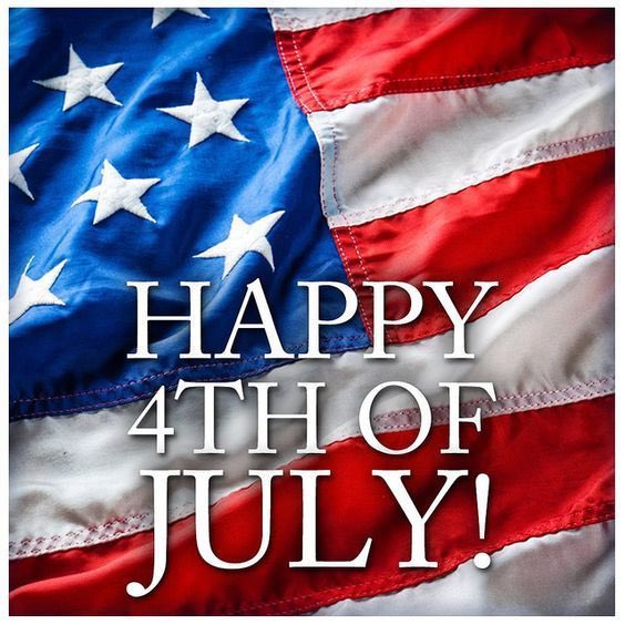 Wishing you a safe and happy 4th of July!