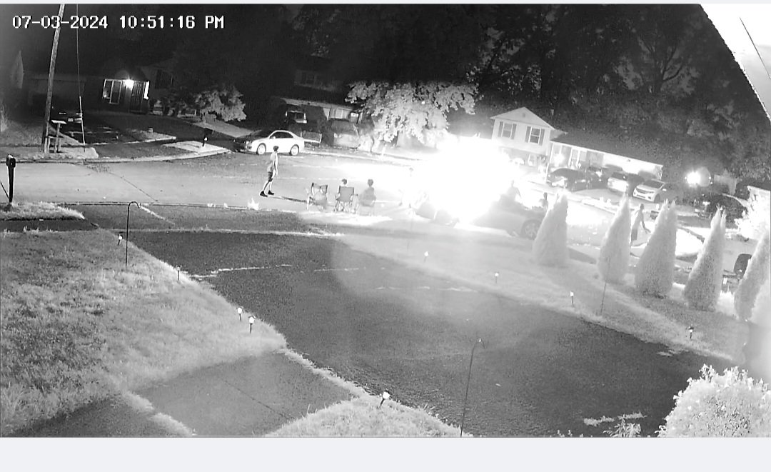 De2Media's tweet photo. 3426 Weyburn Court 43232. Caused damages to multiple homes in our cul-de-sa. 911 was called 4xs. Dispatchers hung up on us said its not an emergency. Illegal aerial stadium grade fireworks in the street. No police showed up. Damaged homes. @ABC @c https://t.co/MmD7BMLdar