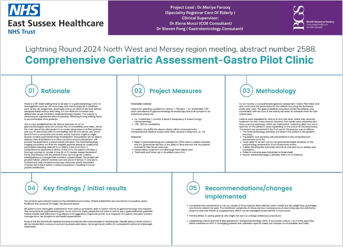 Mariya2091's tweet photo. Thank you, British Geriatric Society, for allowing me to share my pilot study. I am humbled to have witnessed excellent evidence-based practice in e care of elderly .Learned pearls of wisdom.
 #BGSconf @GeriSoc #lighteninground #clinicalquality #CQpatientcentered #CGA https://t.co/GmFJHF4HOt