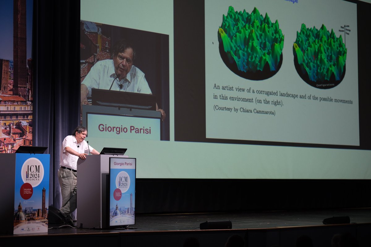ICM Bologna - 2024 (@icm2024) on Twitter photo A huge thank you to Nobel Laureate (2021) Giorgio Parisi <a href="/giorgioparisi/">giorgio parisi</a> for speaking to us about his work on Multiple Equilibria in a special plenary session today. Especially interesting was how this approach applies to understanding the "cornucopia" of spin glass phenomena. A huge thank you to Nobel Laureate (2021) Giorgio Parisi <a href="/giorgioparisi/">giorgio parisi</a> for speaking to us about his work on Multiple Equilibria in a special plenary session today. Especially interesting was how this approach applies to understanding the "cornucopia" of spin glass phenomena.