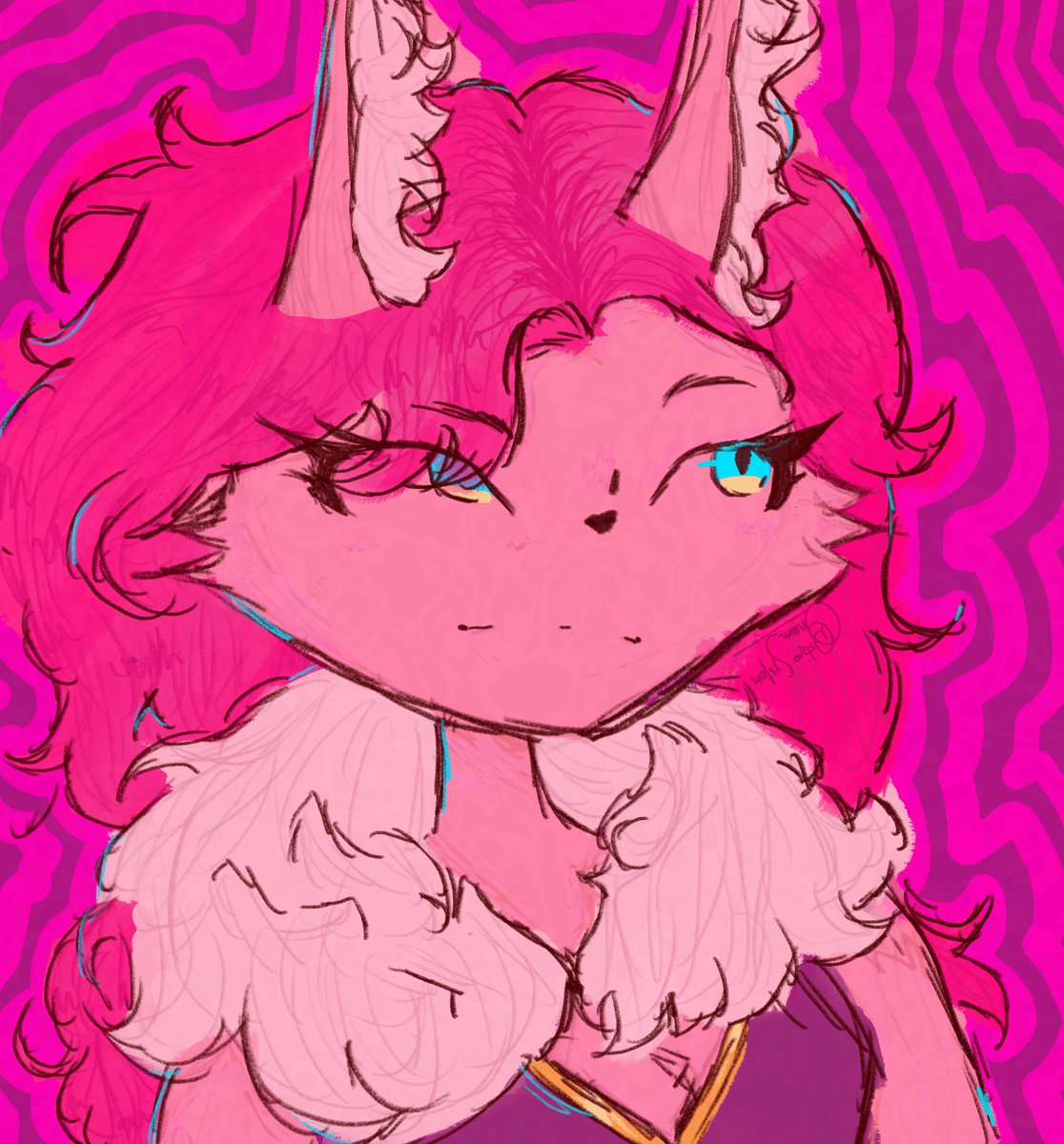 OnamSystem's tweet image. First ever art I made of a full-on furry charcter! Charcter made by wafflecereal on art fight! #furryarwork #artfight #teamseafoam /