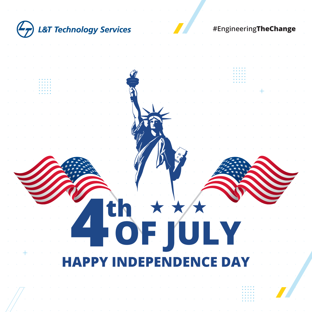 LnTTechservices's tweet photo. Happy Independence Day, USA!
Here's to a future of collaboration, growth, and prosperity.
#IndependenceDay #4thofJuly #EngineeringTheChange https://t.co/DFpqtN7Vii
